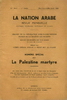 1936 - La Nation Arabe journal - Special Palestine