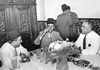 1956 - Mongi Slim and Eltaher Saluting
