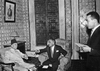 1956 - Prime Minister Bourguiba and Beshir Ben Yahmed
